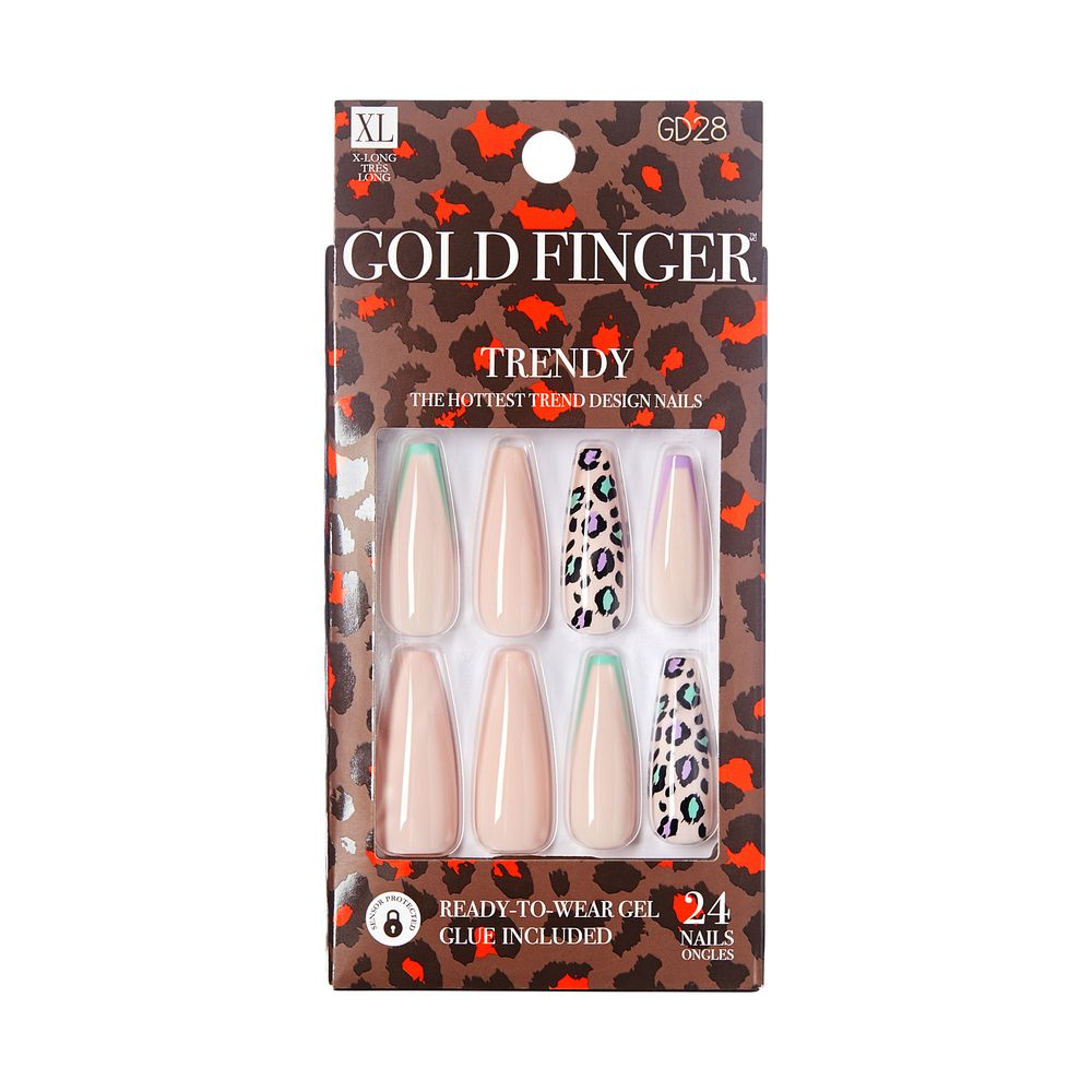 GoldFinger Limited Edition Holiday Nails Snow Queen Press On Manicure, Gel  Nail | eBay